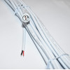 10 Meter Hvid Plastkabel 300V 2x0,5 mm2 - Til LED