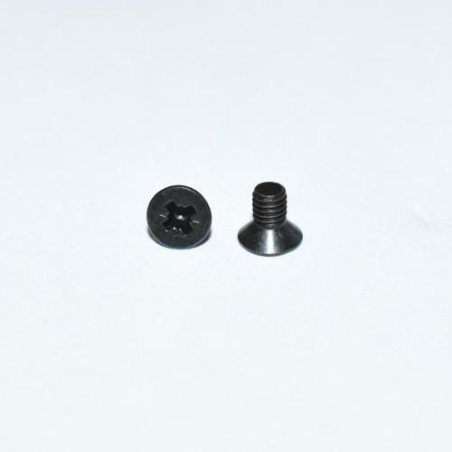 M3x5mm sorte skruer til XLR stik - indbygningstik - låg på kasser - Undersænket hoved UH - PZ1 - Pose med 50stk M3x5mm sorte skruer til XLR stik - indbygningstik - låg på kasser - Undersænket hoved UH - PZ1 - Pose med 50stk