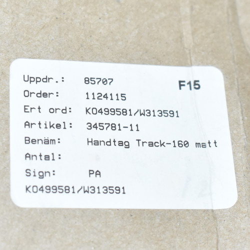 Sort Greb Fra Morella 168mm - hulafstand 160mm - Køb billigt på discosupport.dk!