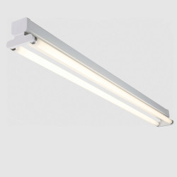 60cm Grundarmatur til 2x18W UV-rør T8 - lysstofrør - Hvid - discosupport.dk