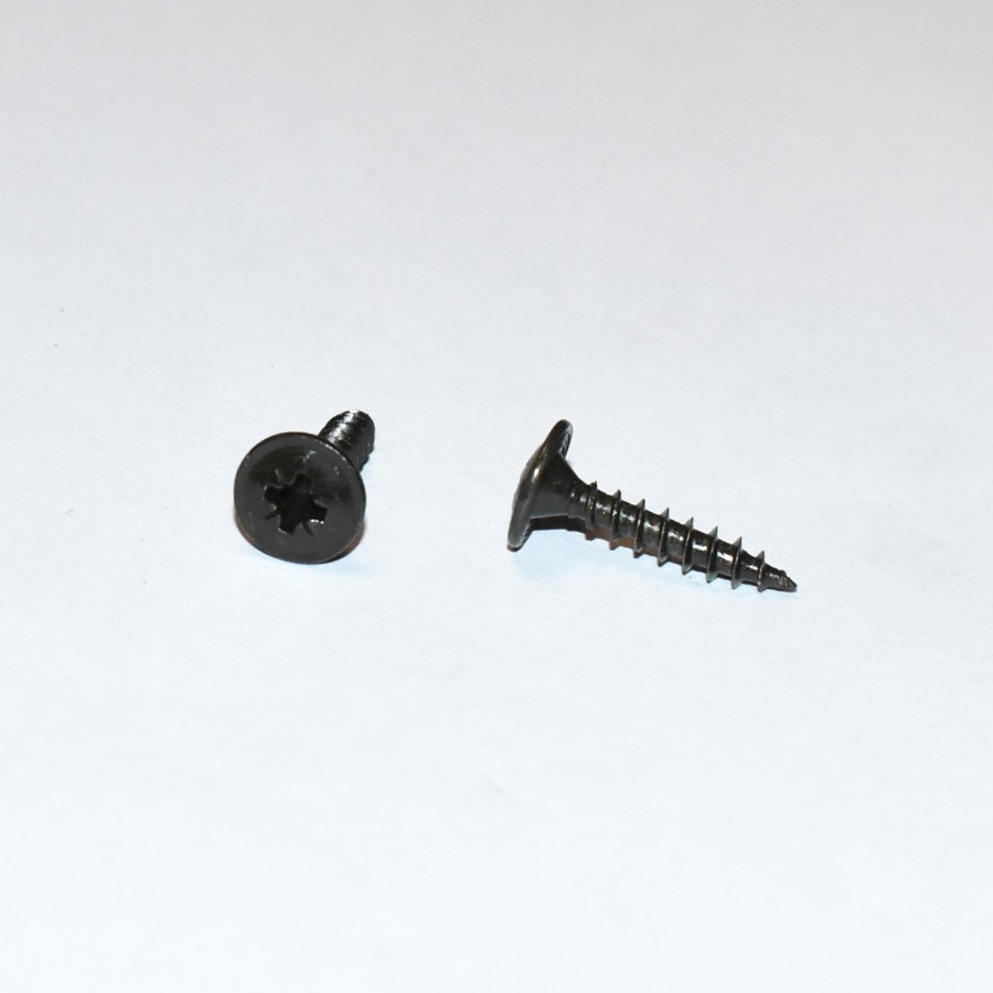 4x20mm Sort skabsskrue PZ2 Spunskrue med flangehoved - Køb 30stk KUN 15kr på discosupport.dk!