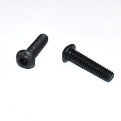 M6x25mm Sort galvaniseret Unbrako Buttonhead Maskinskrue 10.9 - discosupport.dk