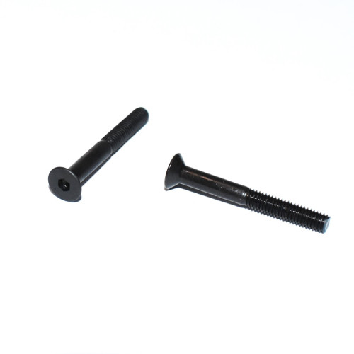 M3x25mm Unbrako skrue UH 10.9 DIN 7991 - Elgalvaniseret Sort - discosupport.dk