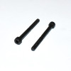 M5x50mm Sort galvaniseret Unbrako Skrue CH 12.9 - discosupport.dk