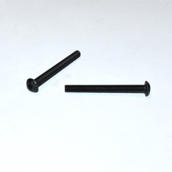 M5x50mm Sort galvaniseret Unbrako Buttonhead Maskinskrue 10.9 - discosupport.dk