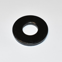 M22 Sort galvaniseret Spændeskive - 23x45x3mm Planskive - discosupport.dk
