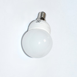 5W Mini Globe sparepære E14 - 2700K - dia 50mm - Opalhvid - discosupport.dk