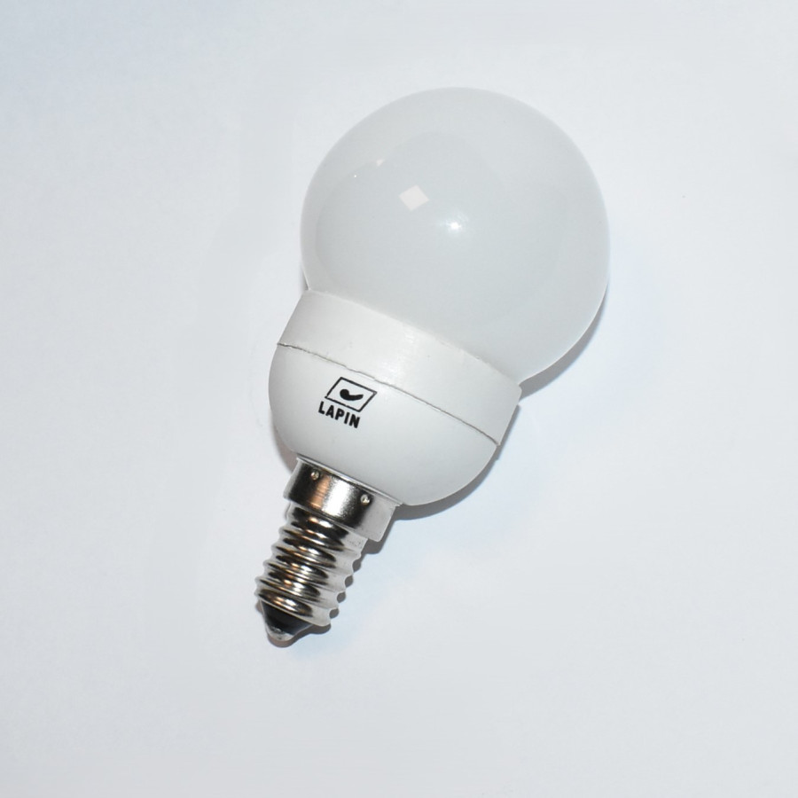 5W Mini Globe sparepære E14 - 2700K - dia 50mm - Opalhvid - discosupport.dk