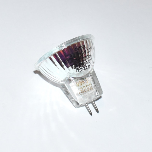 10W Halogenreflektor Osram Decostar 12V MR11 GU4 36º - dia 35mm - discosupport.dk