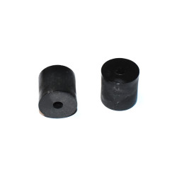 M5 Sort Plast Afstandsskive - Ø20mm Højde 20mm - Distanceskive - discosupport.dk