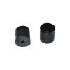 M5 Sort Plast Afstandsskive - Ø20mm Højde 20mm - Distanceskive - discosupport.dk