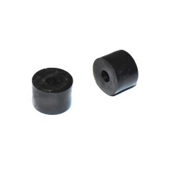 M8 Sort Plast Afstandsskive - Ø25mm Højde 17mm - Distanceskive - discosupport.dk