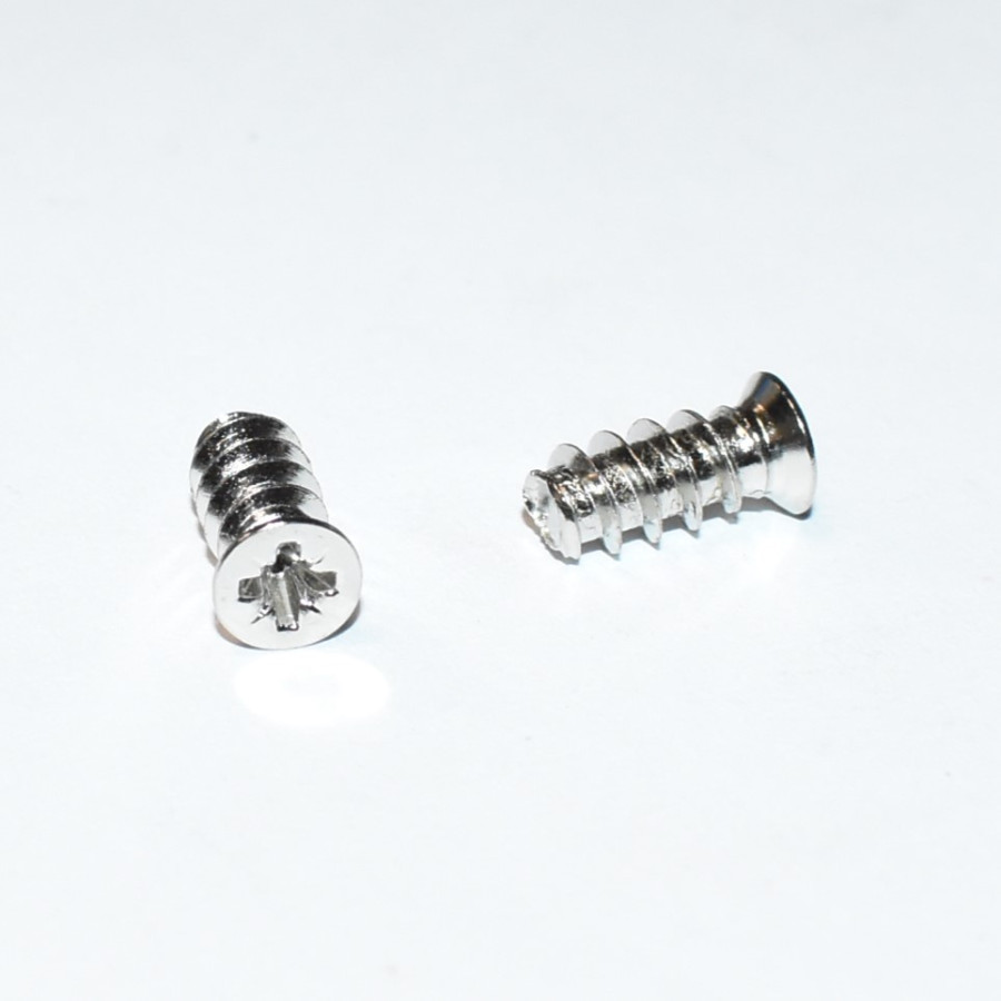 6,3x14mm Blanke skruer til montering i skuffeskinner og 5mm huller i skabe - discosupport.dk