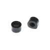 M6 Sort Plast afstandsskive Ø12x8mm - distanceskive - discosupport.dk