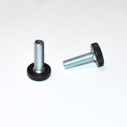 Stillefod M8x30mm - dia 20mm - Gevindfod - Maskinfod - Stilleskrue - discosupport.dk