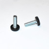 Stillefod M8x30mm - dia 20mm - Gevindfod - Maskinfod - Stilleskrue - discosupport.dk
