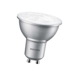 Philips LED GU10 3,5W 827 - 40° dæmpbar spotpære - reflektorpære - discosupport.dk