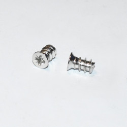 6,3x11mm Blanke skruer til montering i skuffeskinner og 5mm huller i skabe - discosupport.dk