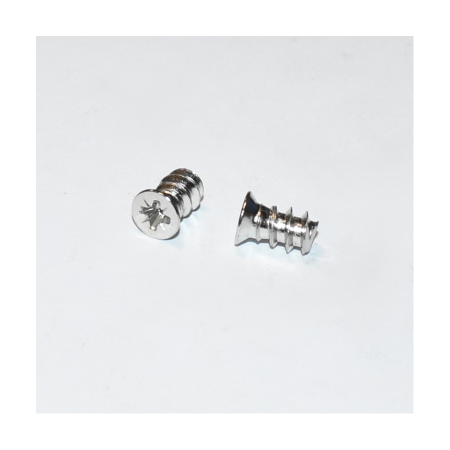 6,3x11mm Blanke skruer til montering i skuffeskinner og 5mm huller i skabe - discosupport.dk