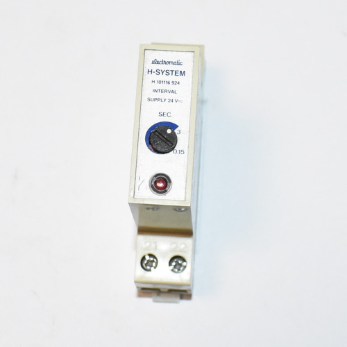 Electromatic H-System H 101116 924 Interval Supply 0,15-3 sek - 24V AC - discosupport.dk Electromatic H-System H 101116 924 Interval Supply 0,15-3 sek - 24V AC - discosupport.dk