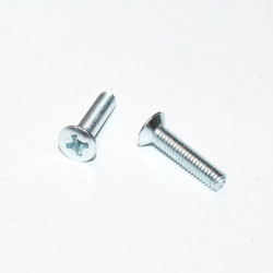 M4x18mm Maskinskrue Undersænket Linsehoved PZ2 - elgalvaniseret - 100stk KUN 15kr på discosupport.dk!