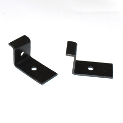 Sort Z-beslag - Vinkelbeslag 20x35x22x8mm - Montagebeslag - discosupport.dk