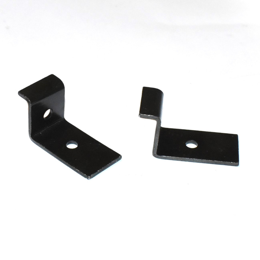 Sort Z-beslag - Vinkelbeslag 20x35x22x8mm - Montagebeslag - discosupport.dk