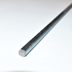 Sekskantet stang - elgalvaniseret - 8x800mm - discosupport.dk