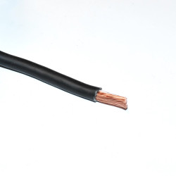 1x16 mm² Sort Monteringsledning PVT - H07V2-K - Pris pr meter