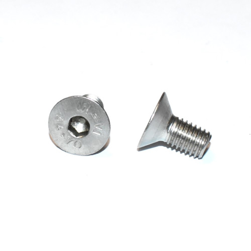 M8x16mm Rustfri A4 Unbrakoskrue DIN 7991 Undersænket - discosupport.dk