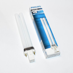 9W lavenergirør Philips Master PL-S 2P 9W830 - G23 2-pin - Varm Hvid - discosupport.dk