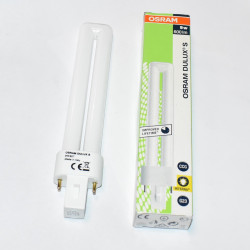 Osram Dulux 9W-827 lavenergirør G23 2-pin - Ekstra Varm Hvid - discosupport.dk