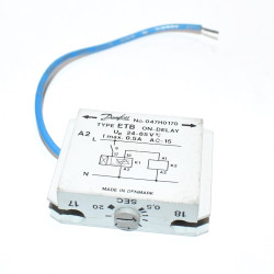 Danfoss On-Delay type ETB - 047H0170 - 0.5-20 sek elektronisk timer - discosupport.dk