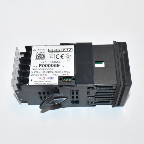 Gefran 600-R-D-0-0-1 PID temperaturregulator - 100-240Vac - discosupport.dk