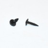 4x15mm Sort galvaniseret pladeskrue med flangehoved PZ2 - discosupport.dk