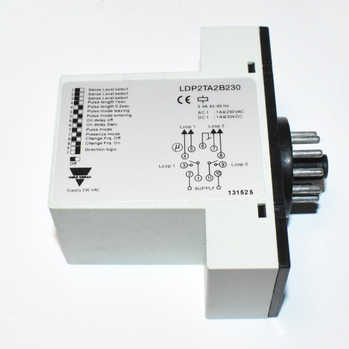 Carlo Gavazzi LDP2TA2B230 Loop Detector - Dual - Sløjfedetektor - 11-pin Plug-in - 230V - discosupport.dk