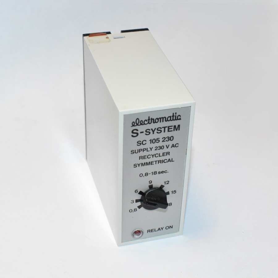 Electromatic S-System SC 105 230 Symmetrical Recycler 0,8-18 sek - 230V AC - discosupport.dk