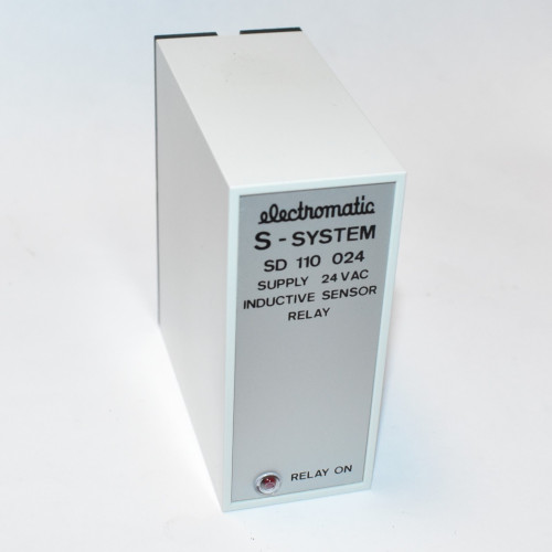 Electromatic S-System SD 110 024 Inductive Sensor Relay - 24V AC - discosupport.dk