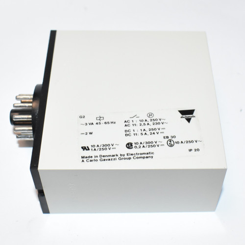 Electromatic S-System S 110 156 024 Combi Timer Automatic Start 24V AC - discosupport.dk