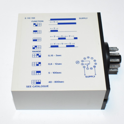 Electromatic S-System S 110 156 024 Combi Timer Automatic Start 24V AC - discosupport.dk