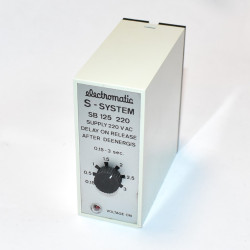 Electromatic SB 125 220 Delay On Release After Deenergis 0,15-3 sek - 230V AC - discosupport.dk