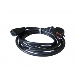 Apparat kabel DK 230V m/jord 1,8m