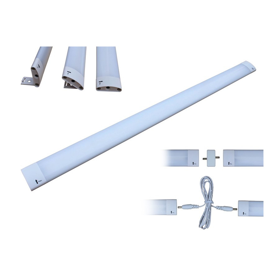 4W LED Soft Light Rail - 30cm - underskabsarmatur - 24V DC - discosupport.dk