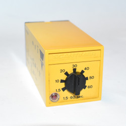 Electromatic Scantimer B 101 024 - 11-pol plug-in timer relæ 1,5-60sek 24V AC - discosupport.dk
