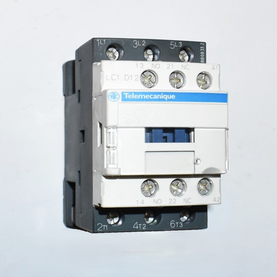 Telemecanique Kontaktor LC1D12F7 - Spole 110V - 5,5kW 3-polet 12A - discosupport.dk