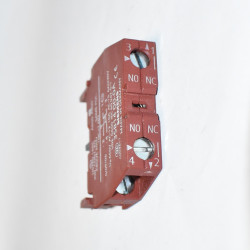 Siemens 3SB1400-0A kontaktblok 1NO+1NC - hjælpekontakt - discosupport.dk