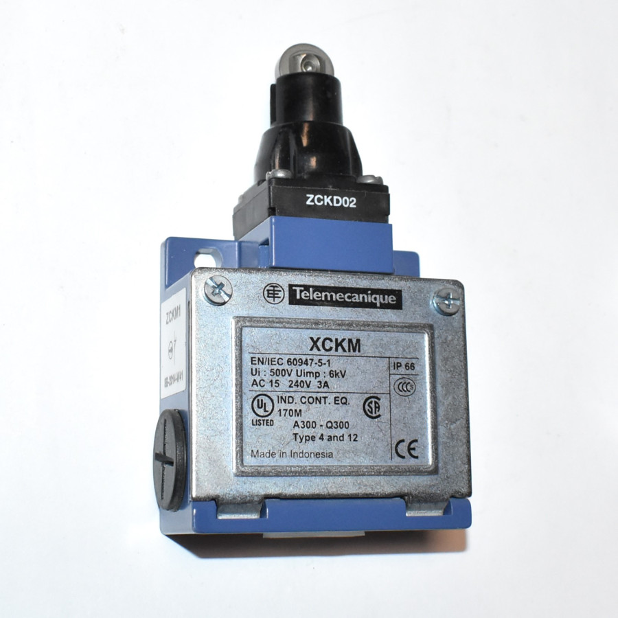 Telemecanique XCKM - ZCKD02 Endestopkontakt med stempel og rulle - discosupport.dk