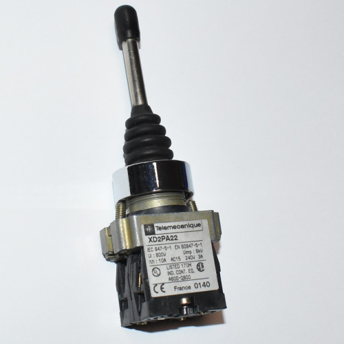 Schneider - Telemecanique XD2PA22 Joystick - 2 retninger - Ø 22mm - discosupport.dk