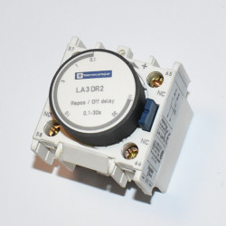 Telemecanique LA3 DR2 - Off Delay Timer 0,1-30sek - kontaktormodul - discosupport.dk