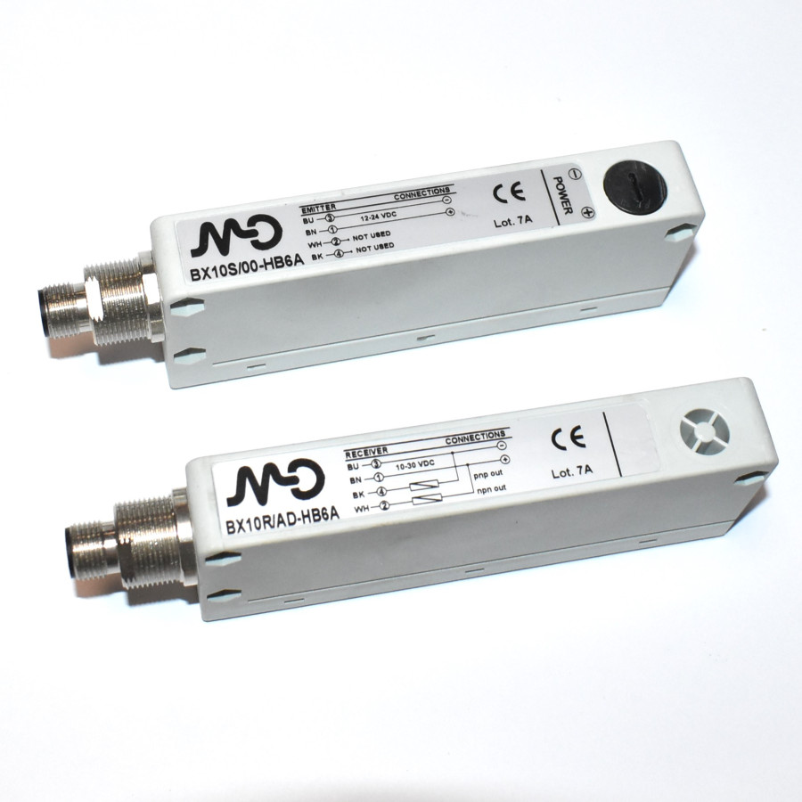 MD Micro Detectors Områdesensor BX10SR0A-HB6A - lysgitter - fladesensor - discosupport.dk